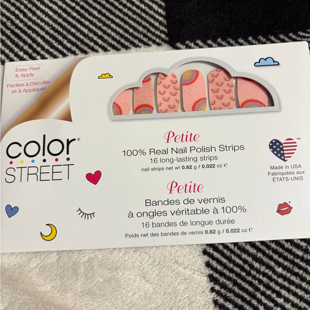 Color Street Petite Nail Polish Strips - Pink COLOR ME IMPRESSED